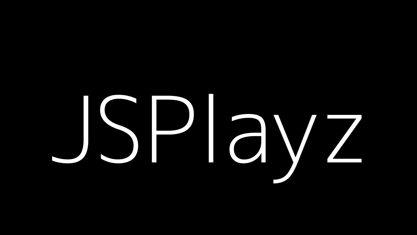 JSPlayz — JavaScript project by Nicholas Benson